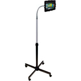 CTA Universal Height-Adjustable Gooseneck Floor Stand for Tablets