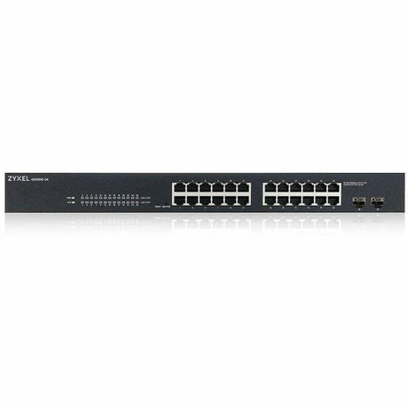 ZyXEL GS1900-24 Fanless 24 Port GbE L2 Web Managed Rackmountable Switch