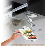 CTA Digital PAD-KMS 2-in-1 Kitchen Mount Stand for iPad and Tablets