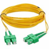 AddOn 5m ASC (Male) to ASC (Male) Yellow OS2 Duplex Fiber OFNR (Riser-Rated) Patch Cable