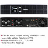 CyberPower OR2200LCDRT2U Smart App LCD UPS Systems