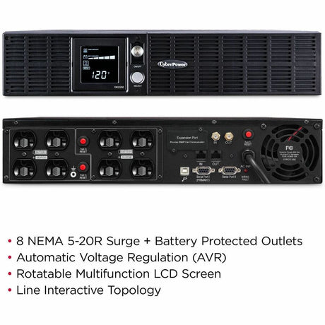 CyberPower OR2200LCDRT2U Smart App LCD UPS Systems
