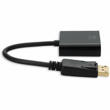5PK DisplayPort 1.2 Male to HDMI 1.3 Female Black Active Adapters Which Comes with Audio For Resolution Up to 2560x1600 (WQXGA)