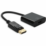 5PK DisplayPort 1.2 Male to HDMI 1.3 Female Black Active Adapters Which Comes with Audio For Resolution Up to 2560x1600 (WQXGA)
