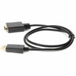 5PK 3ft DisplayPort 1.2 Male to VGA Male Black Cables For Resolution Up to 1920x1200 (WUXGA)