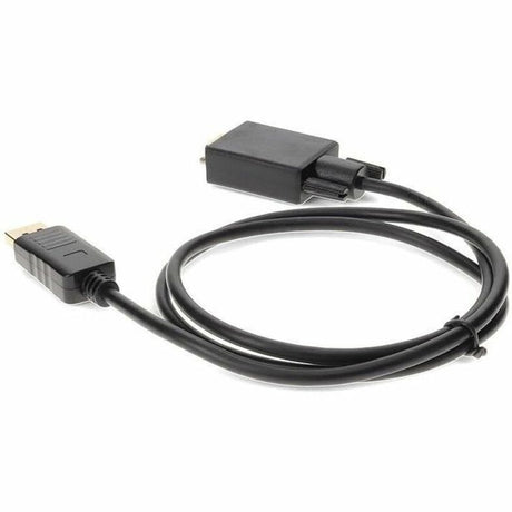 5PK 3ft DisplayPort 1.2 Male to VGA Male Black Cables For Resolution Up to 1920x1200 (WUXGA)