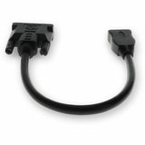 5PK DVI-D Dual Link (24+1 pin) Male to HDMI 1.3 Female Black Adapters For Resolution Up to 2560x1600 (WQXGA)
