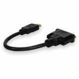 5PK HDMI 1.3 Male to DVI-D Dual Link (24+1 pin) Female Black Adapters For Resolution Up to 2560x1600 (WQXGA)