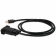 5PK 3ft Mini-DisplayPort 1.1 Male to VGA Male Black Cables For Resolution Up to 1920x1200 (WUXGA)