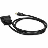 5PK 3ft Mini-DisplayPort 1.1 Male to VGA Male Black Cables For Resolution Up to 1920x1200 (WUXGA)