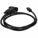 5PK 6ft Mini-DisplayPort 1.1 Male to VGA Male Black Cables For Resolution Up to 1920x1200 (WUXGA)