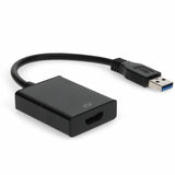 AddOn USB 3.0 (A) Male to HDMI 1.3 Female Adapter Including 1ft Cable
