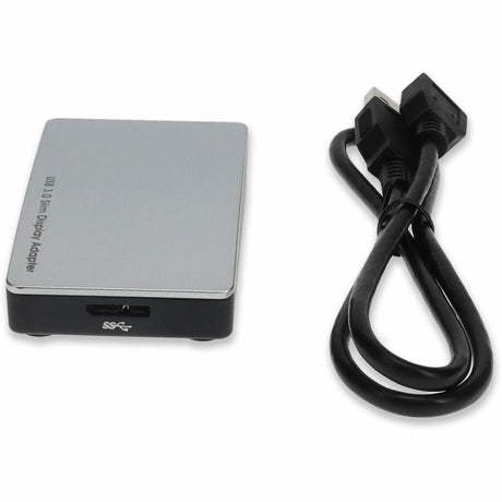 AddOn USB 3.0 (A) Male to VGA Female White Adapter Including 1ft Cable