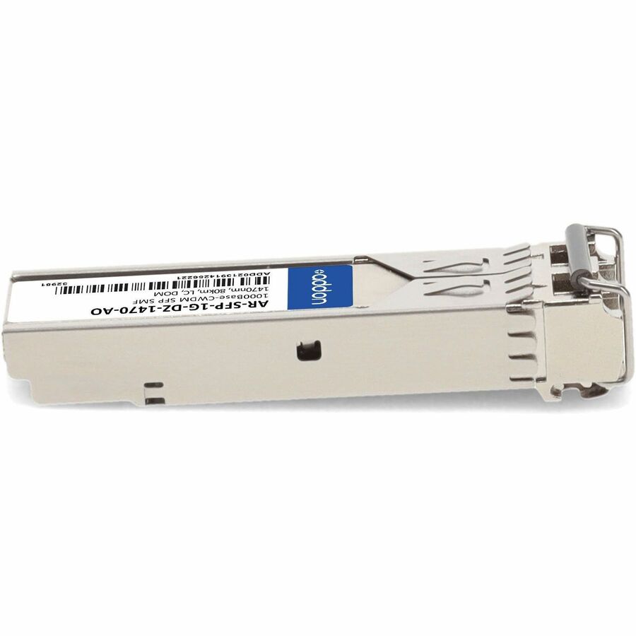 AddOn Arista Networks AR-SFP-1G-DZ-1470 Compatible TAA Compliant 1000Base-CWDM SFP Transceiver (SMF, 1470nm, 80km, LC, DOM)