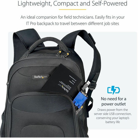 StarTech.com USB Crash Cart Adapter with File Transfer & Video Capture at 1920 x1200 60Hz, TAA