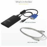 StarTech.com USB Crash Cart Adapter with File Transfer & Video Capture at 1920 x1200 60Hz, TAA
