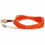 AddOn 4m LC (Male) to SC (Male) Orange OM1 Duplex Fiber OFNR (Riser-Rated) Patch Cable