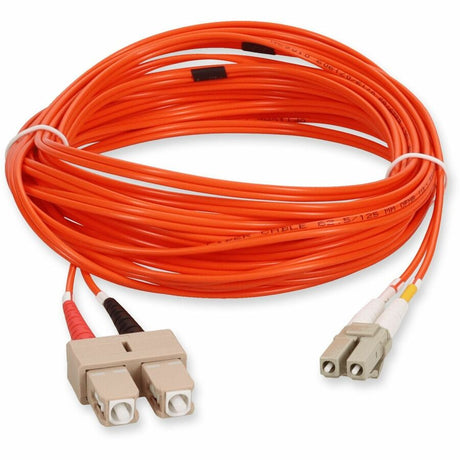 AddOn 8m LC (Male) to SC (Male) Orange OM1 Duplex Fiber OFNR (Riser-Rated) Patch Cable