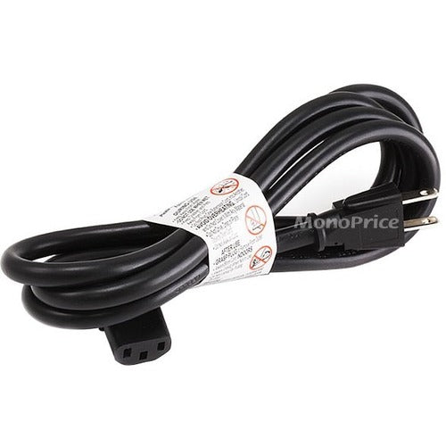 Monoprice 10ft 14AWG Right Angle Power Cord Cable w/ 3 Conductor PC Power Connector Socket