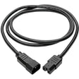 Eaton Tripp Lite Series Power Cord C14 to C15 - Heavy-Duty, 15A, 250V, 14 AWG, 10 ft. (3.05 m), Black