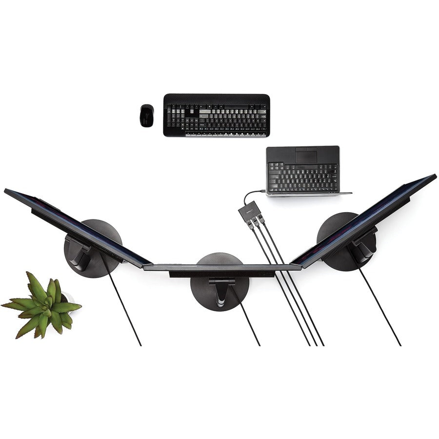 StarTech.com 3-Port Multi Monitor Adapter, Mini DisplayPort 1.2 to DP MST Hub, Video Splitter for Extended Desktop Mode, Windows Only