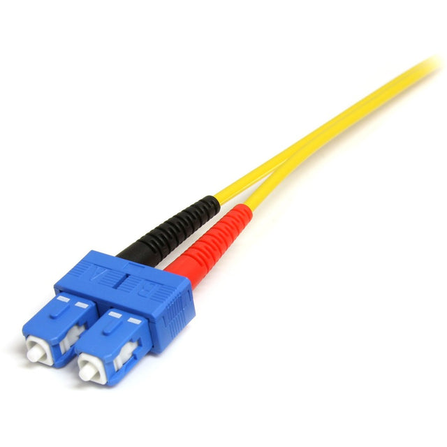 StarTech.com 10m Fiber Optic Cable - Single-Mode Duplex 9/125 LSZH Fiber Jumper Cord - LC/SC