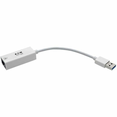 Eaton Tripp Lite Series USB 3.0 to Gigabit Ethernet NIC Network Adapter - 10/100/1000 Mbps, White