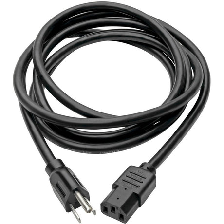 Eaton Tripp Lite Series Computer Power Cord, NEMA 5-15P to C13 - Heavy-Duty, 15A, 125V, 14 AWG, 12 ft. (3.66 m), Black