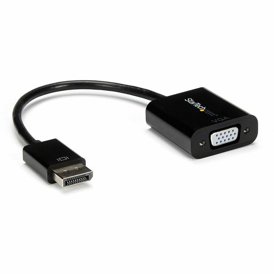 StarTech.com DisplayPort to VGA Adapter, Active DP to VGA Converter, 1080p Video, DP to VGA Adapter Dongle (Digital to Analog), DP 1.2