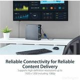 StarTech.com DisplayPort to VGA Adapter, Active DP to VGA Converter, 1080p Video, DP to VGA Adapter Dongle (Digital to Analog), DP 1.2