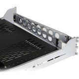 StarTech.com 2U Vented Sliding Rack Shelf w/ Cable Management Arm & 27.7 to 31.6in Adjustable Mounting Depth - 110lbs / 50kg - 24in Deep