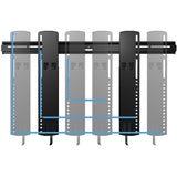 Sanus Super Slim Tilting TV Wall Mount - For 51-80 Inch Flat Panel TVs - Tilt TV Mount - Black