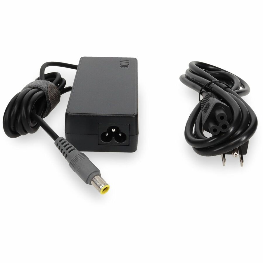 Lenovo 40Y7659 Compatible 90W 20V at 4.5A Black 5.5 mm x 2.5 mm Laptop Power Adapter and Cable