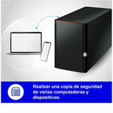 LinkStation 220 4TB Personal Cloud Storage with Hard Drives Included