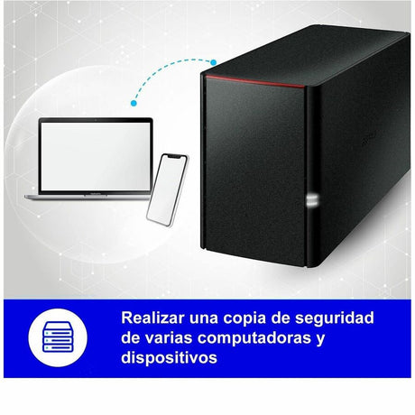 LinkStation 220 8TB Personal Cloud Storage with Hard Drives Included