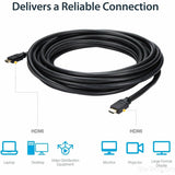 StarTech.com 35ft In Wall Plenum Rated HDMI Cable, 4K High Speed Long HDMI Cord w/ Ethernet, 4K30Hz UHD, 10.2 Gbps, HDMI 1.4 Display Cable
