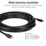 StarTech.com 35ft In Wall Plenum Rated HDMI Cable, 4K High Speed Long HDMI Cord w/ Ethernet, 4K30Hz UHD, 10.2 Gbps, HDMI 1.4 Display Cable