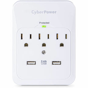 CyberPower CSP300WUR1 Professional 3 - Outlet Surge with 600 J