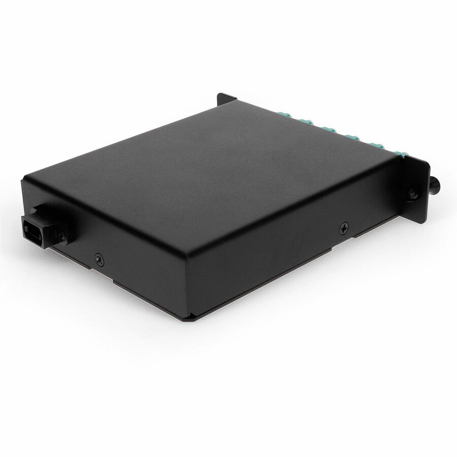 AddOn Cassette for 3-Bay Patch Panel, 1 MPO In, 12 LC Duplex Out, Multi-mode Duplex OM3