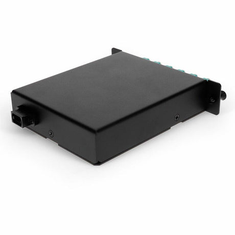 AddOn Cassette for 3-Bay Patch Panel, 1 MPO In, 12 LC Duplex Out, Multi-mode Duplex OM3