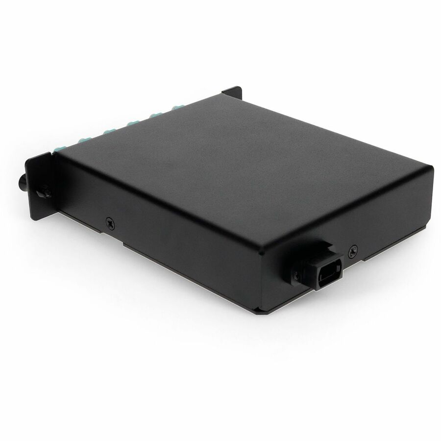 AddOn Cassette for 3-Bay Patch Panel, 1 MPO In, 12 LC Duplex Out, Multi-mode Duplex OM3