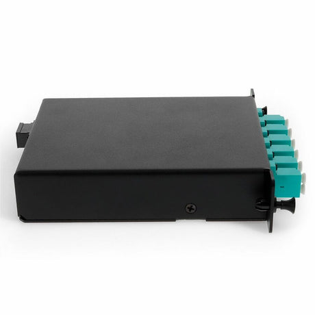 AddOn Cassette for 3-Bay Patch Panel, 1 MPO In, 12 LC Duplex Out, Multi-mode Duplex OM3
