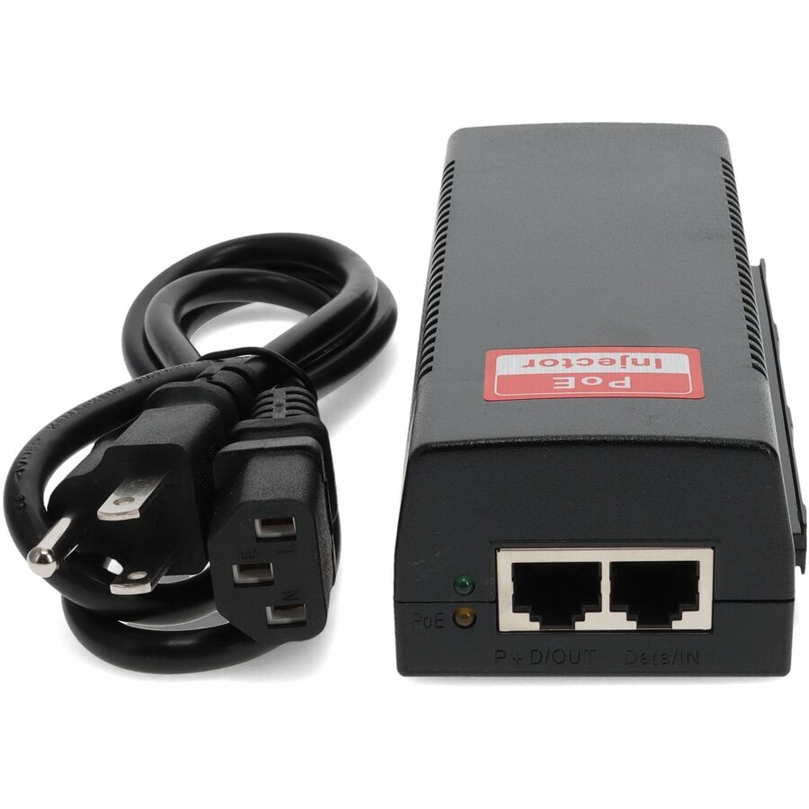 AddOn 60W POE Power Injector (IEEE802.3af/IEEE802.3at 57v 60W max,10/100Base-T and 10/100/1000Base-T )