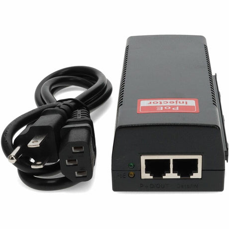 AddOn 60W POE Power Injector (IEEE802.3af/IEEE802.3at 57v 60W max,10/100Base-T and 10/100/1000Base-T )