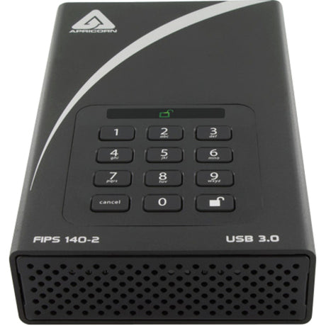Apricorn Aegis Padlock DT FIPS ADT-3PL256F-4000 4 TB Desktop Hard Drive - 3.5" External - Black