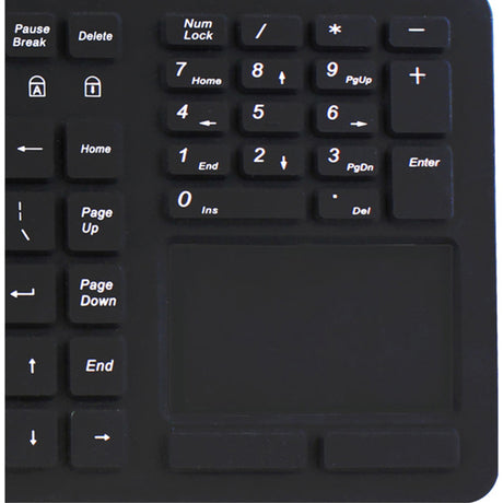Adesso Antimicrobial Waterproof Touchpad Keyboard