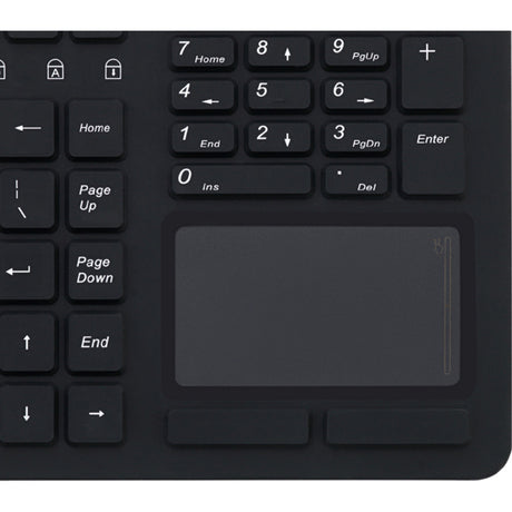 Adesso Antimicrobial Waterproof Touchpad Keyboard