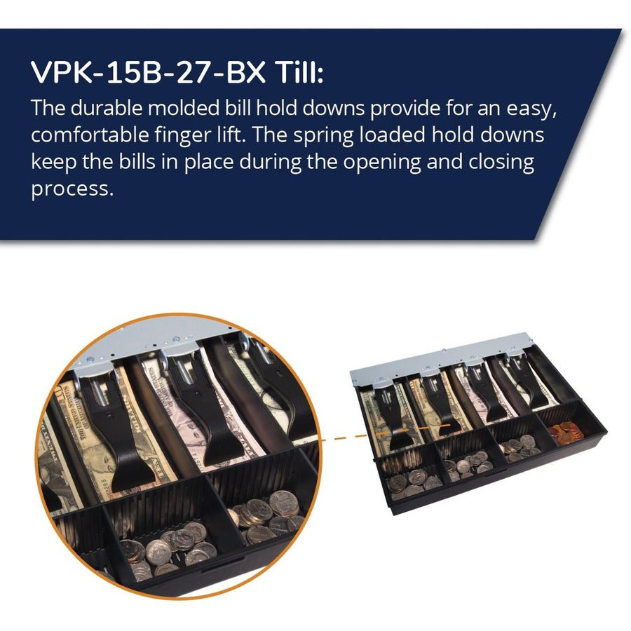 apg&reg; Cash Drawer VPK-15B-27-BX Till