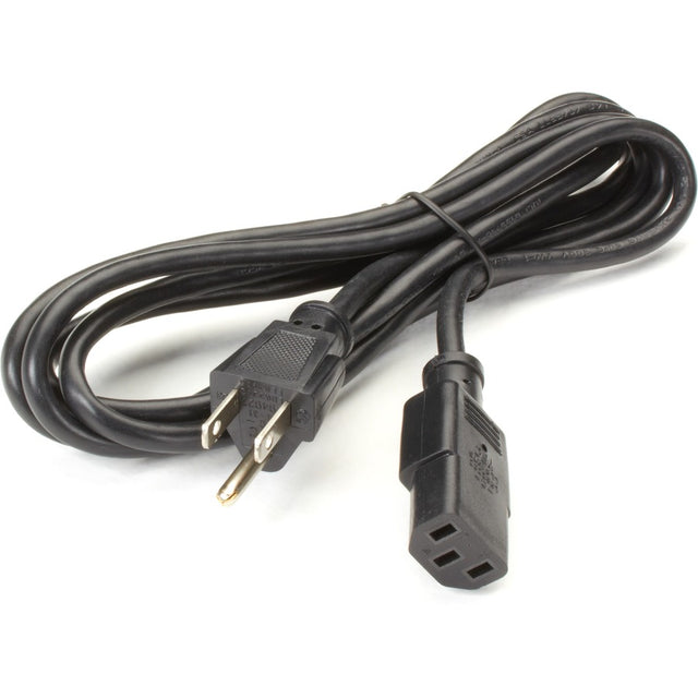 Black Box PC/Monitor Power Cord, NEMA 5-15P to IEC-60320-C13, 6.5-ft. (2-m)