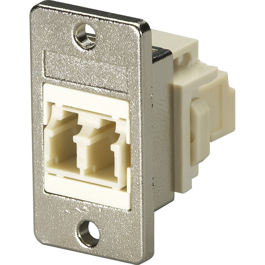 Black Box Panel-Mount Bezel, Keystone Opening, Silver